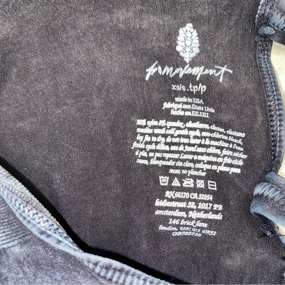 NEW! Free People Good Karma Onesie - Washed Black - XS/S - $98 Retail - Picture 9 of 10